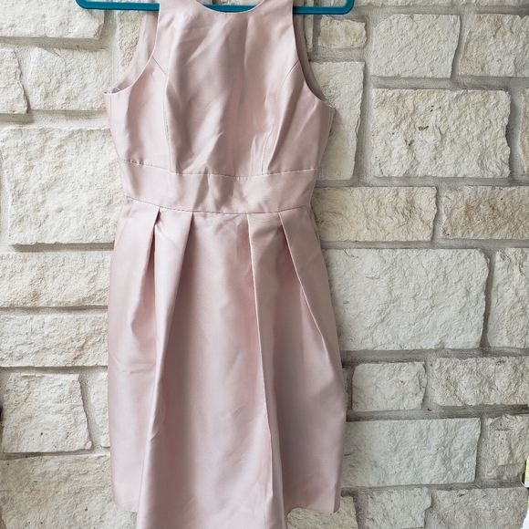 ALFRED SUNG  Jewel Neck Satin Cocktail Dress - Picture 8 of 10